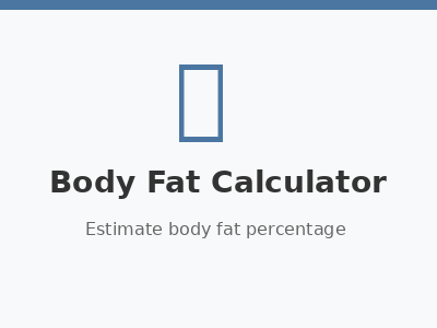 Body Fat Calculator